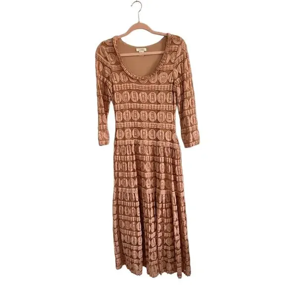 Sundance Willow Lace dress 3/4 sleeve midi dress size medium - Picture 13 of 14